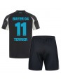 Bayer Leverkusen Martin Terrier #11 Alternativní dres pro děti 2024-25 Krátký Rukáv (+ trenýrky)